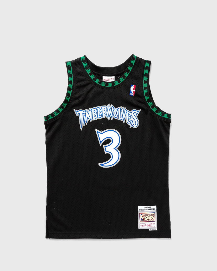 Джерсі Mitchell & Ness NBA Swingman Jersey Minnesota Timberwolves Alternate 1997-98 Stephon Marbury #3 чорний | SMJYGS18393-MTIBLCK97SMB