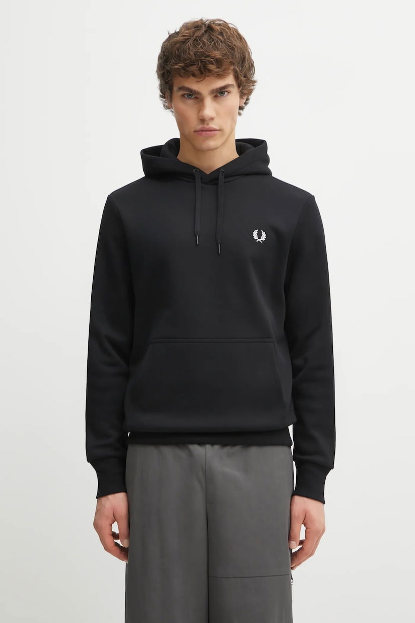 Світшоти Fred Perry Smooth Hooded Sweatshirt чорний | M1371