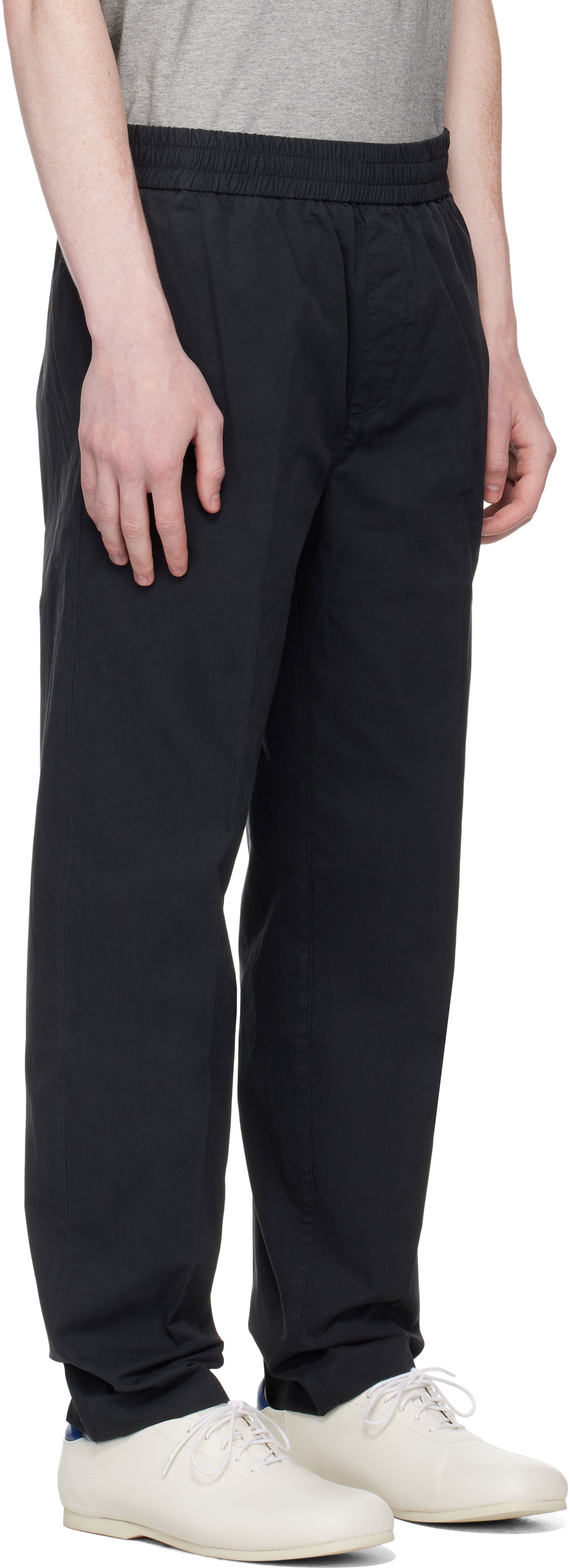 Штани A.P.C. A.P.C. Pieter Elasticated Waist Trousers чорний | COHKU-H08394, 1