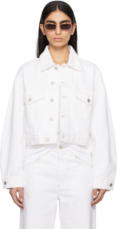 Куртка AGOLDE AGOLDE Palmer Cropped Denim Jacket білий | A5047-1183, 0
