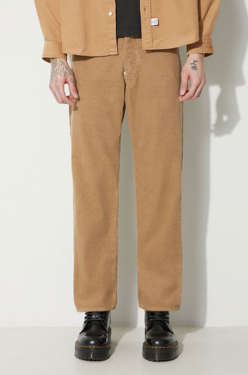 Штани Human Made Corduroy Work Pants бежевий | HM26PT013