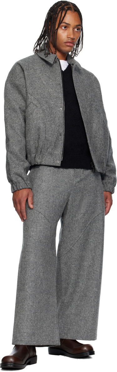 Штани sage NATION SAGE NATION Wool Carpenter Trousers Сірий | S039 CARPENTER TROUSER WOOL MA, 3