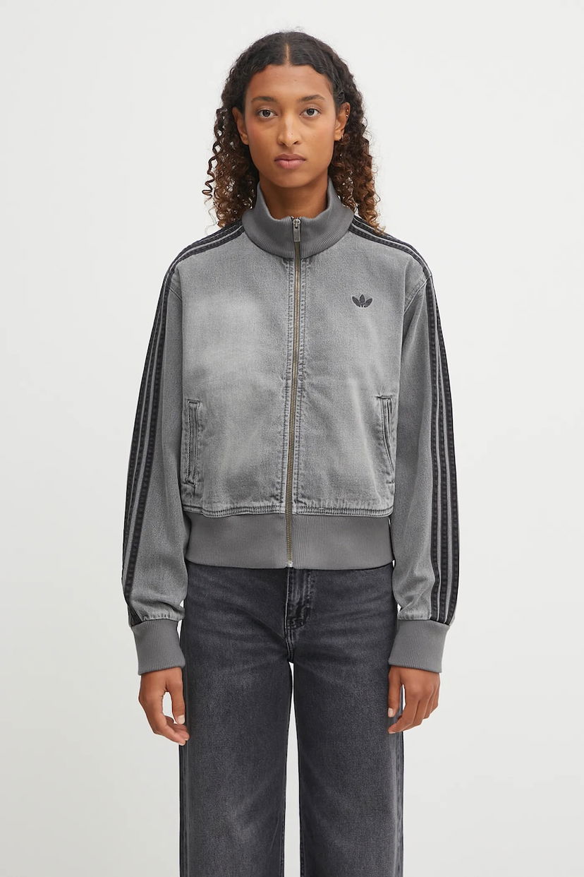 Куртка бомбер adidas Originals adidas Originals Denim Tt Bomber Jacket Сірий | JY2564