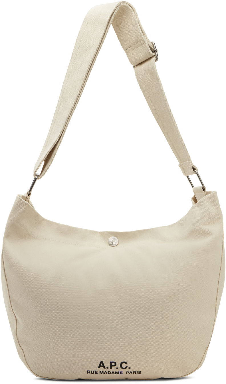 Сумочка A.P.C. Off-White Journal Satchel Bag бежевий | PSAJZ-M61939